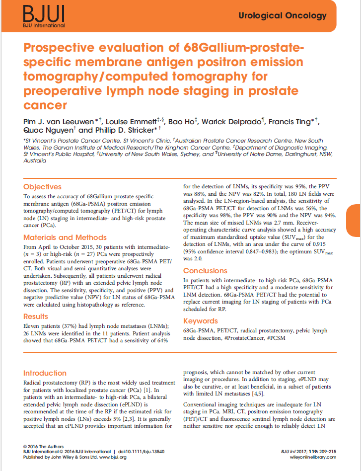 PSMA Lymph node staging 2